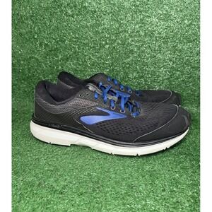 Brooks Dyad 10 Mens Size 12.5 Black Blue Athletic Running Shoes 1102861D064